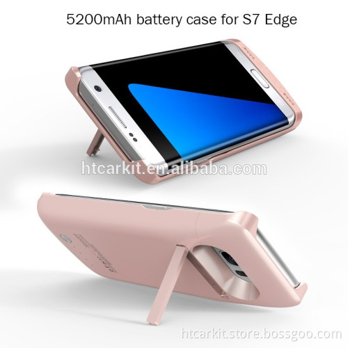 2016 Newest Manual for power bank battery charger for Samsung Galaxy S7 edge mobile phones with 5200mah battery
